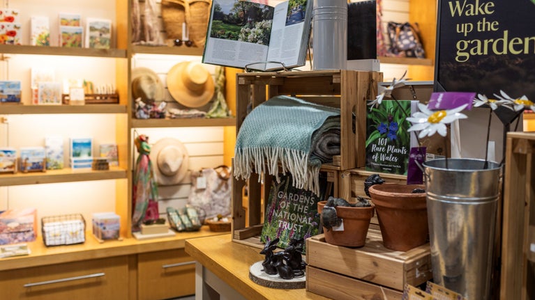 Interior of a National Trust property shop
